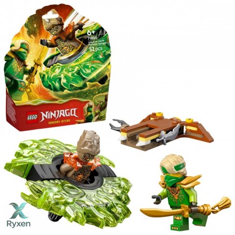 Klocki ninjago 71850 lloyd kontra ziemny potwór na spinnerze LEGO