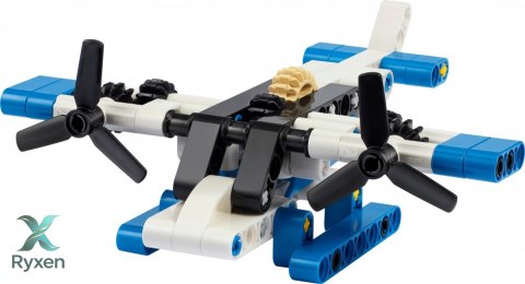 Klocki technic 30736 biały wodnosamolot LEGO