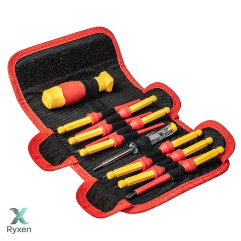 Końcówki wkrętakowe z uchwytem 1000V, 12 szt. NEO TOOLS