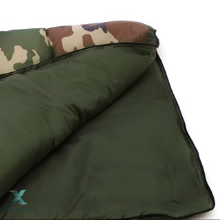 Śpiwór mumia turystyczny 2w1 kołdra pod namiot kaptur pokrowiec 210x75cm- s212 RTO