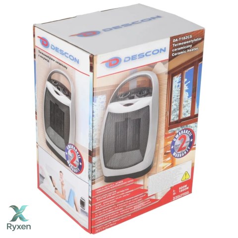 Termowentylator ceramiczny z oscylacją 1800w Dedra