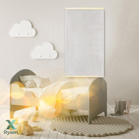 Grzejnik na podczerwień - giętki panel grzewczy 430W TRIO wzór 14 przeźroczysty, wymiary 100x57cm z regulatorem TRIO