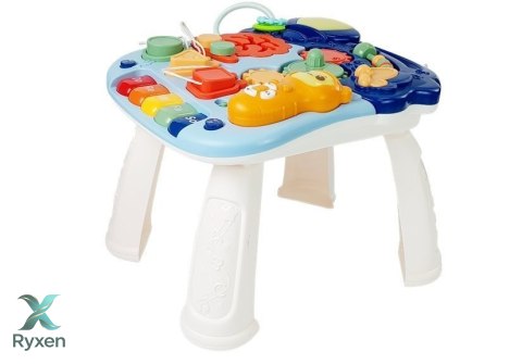 Interaktywny Pchacz Chodzik Stoliczek Panel Świeci Gra Telefon LEAN TOYS