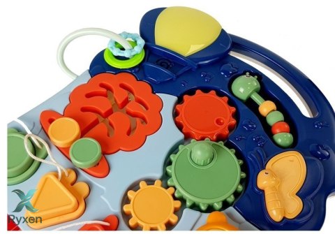 Interaktywny Pchacz Chodzik Stoliczek Panel Świeci Gra Telefon LEAN TOYS