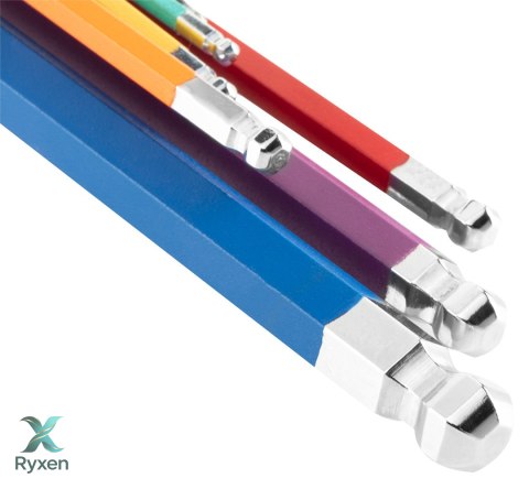 Klucze sześciokątne 1.5-10 mm, zestaw 9 szt. NEO TOOLS