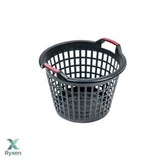 Kosz ażurowy eco 25l czarny (420*285mm wys.290mm) POLSKA