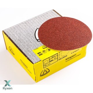 Krążek ścierny czepny bez otw.ps18ek fi=125 gr.40 op.50szt KLINGSPOR