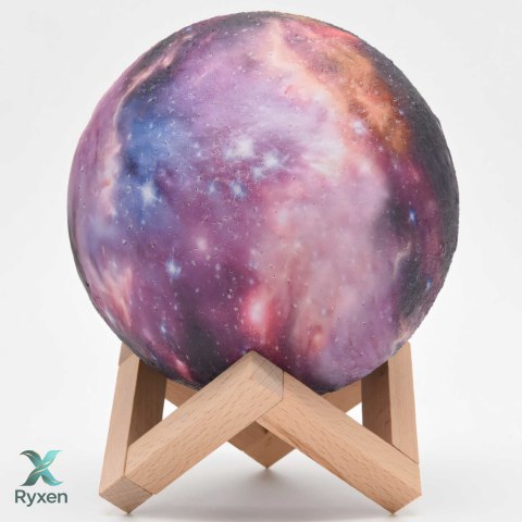 Lampka lampa nocna księżyc świecący 3d moon rgb pilot led light moonlight RTO