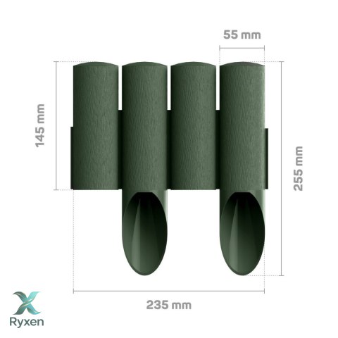 Palisada ogrodowa Cellfast Standard 4 zielona CELLFAST