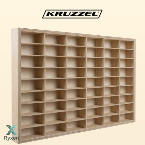 Półka drewniana na auta/resoraki KRUZZEL 21998 KRUZZEL