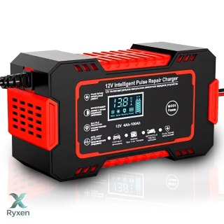Prostownik automatyczny samochodowy funkcja naprawy inteligentny 12v lcd - er1084 RTO