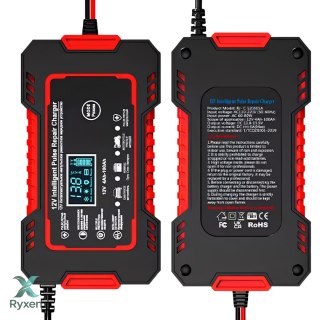 Prostownik automatyczny samochodowy funkcja naprawy inteligentny 12v lcd - er1084 RTO
