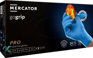 Rękawice nitrylowe niebieskie mercator gogrip blue 50 sztuk rozmiar m MERCATOR