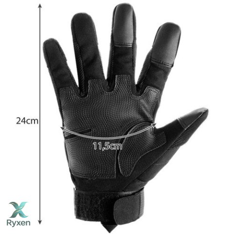 Rękawiczki taktyczne XL- czarne Trizand 21770 TRIZAND
