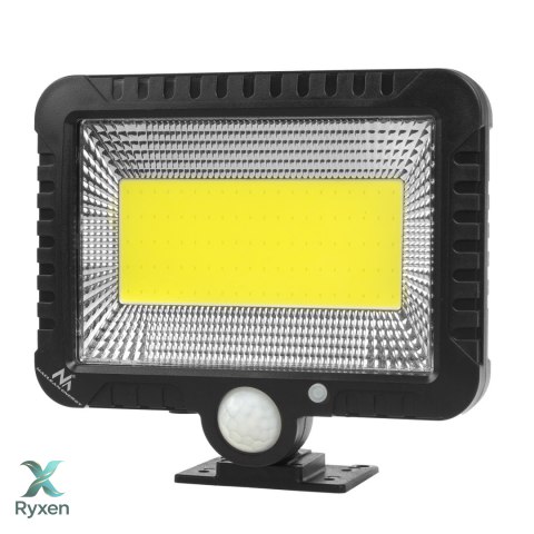 Solarny naświetlacz LED z czujnikiem ruchu Maclean, IP44, 5W, 400lm, 6000K, akumulator litowy 1300 mAh, 5,5V DC MCE438 Maclean