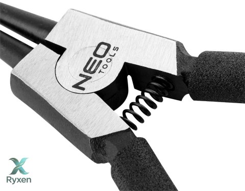 Szczypce segera do pierścieni osadczych 180 mm, zewnętrzne, proste NEO TOOLS