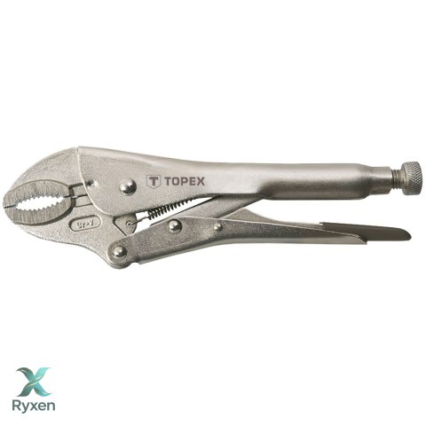 Szczypce zaciskowe uniwersalne 225 mm, okrągłe szczęki TOPEX