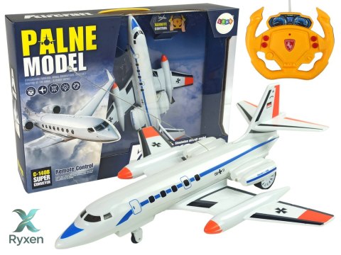 Zdalnie Sterowany Samolot Pasażerski Światła 40 Mhz Pilot LEAN TOYS
