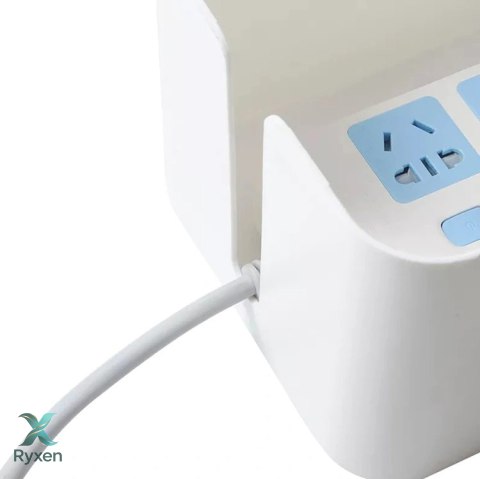 AG381E ORGANIZER NA KABLE LISTWY BIAŁY ATL
