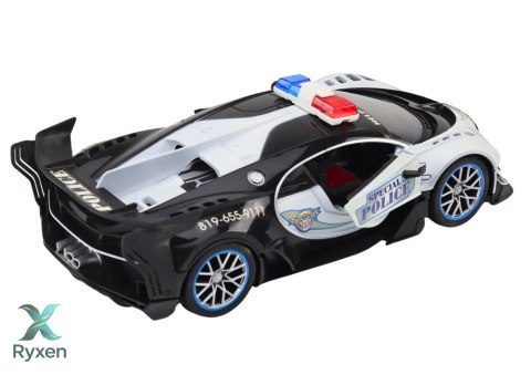 Auto Zdalnie Sterowane RC Policyjne w Skali 1:12 Biały LEAN TOYS