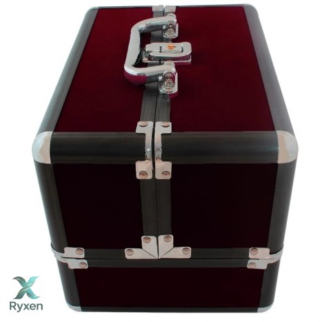 CA4P KUFER 25x17x17cm PURPUROWY KOSMETY ATL