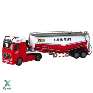 Ciężarówka Cysterna Z Cementem Funkcja Lania Wody Światła Dźwięki LEAN TOYS