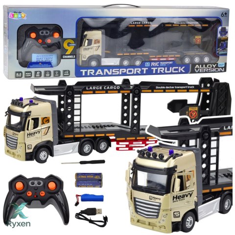 Ciężarówka Lora Laweta Zdalnie Sterowana RC Światła Dźwięki 1:24 LEAN TOYS