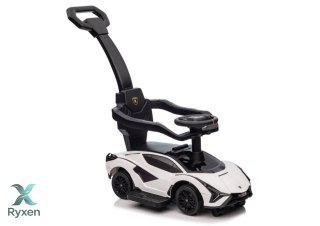 Jeździk z Pchaczem Lamborghini QLS-996T Biały LEAN CARS