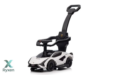 Jeździk z Pchaczem Lamborghini QLS-996T Biały LEAN CARS