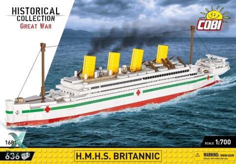Klocki h.m.h.s. britannic 636 klocków COBI KLOCKI