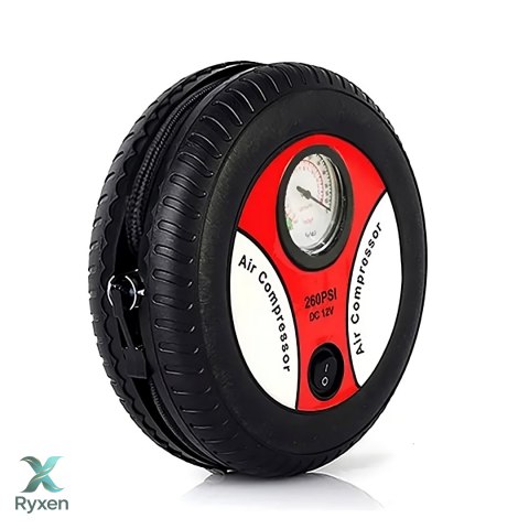 Kompresor samochodowy sprężarka pompka do kół opon piłki 260 psi 12v 18 bar RTO
