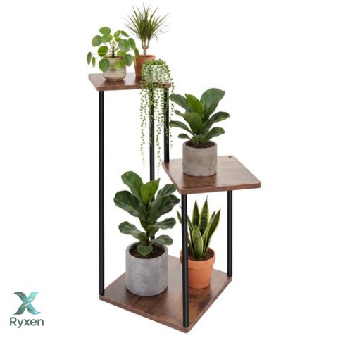 Kwietnik stojący 78cm - 3 półki Gardlov GARDLOV