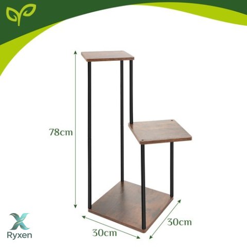 Kwietnik stojący 78cm - 3 półki Gardlov GARDLOV