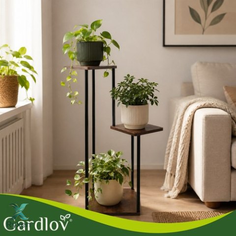 Kwietnik stojący 78cm - 3 półki Gardlov GARDLOV