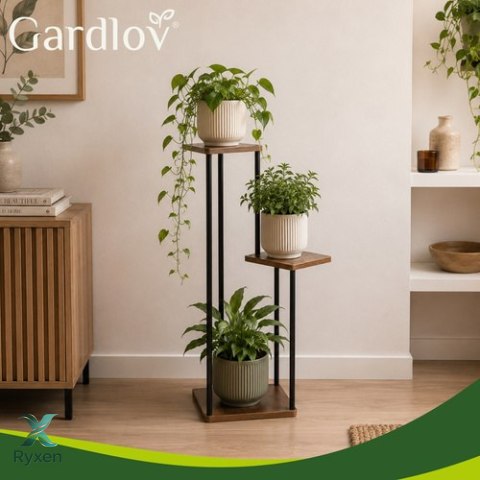 Kwietnik stojący 78cm - 3 półki Gardlov GARDLOV
