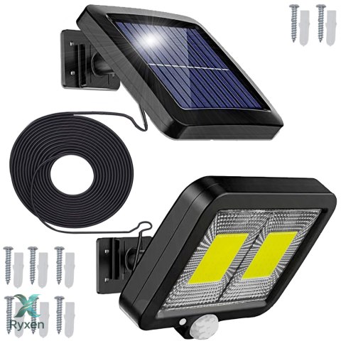 Lampa solarna 108 led z czujnikiem ruchu zmierzchu -e864 RTO