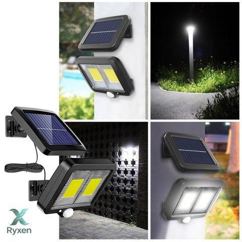 Lampa solarna 108 led z czujnikiem ruchu zmierzchu -e864 RTO