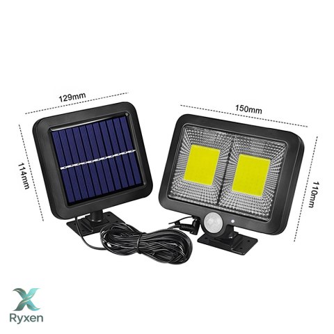 Lampa solarna 108 led z czujnikiem ruchu zmierzchu -e864 RTO