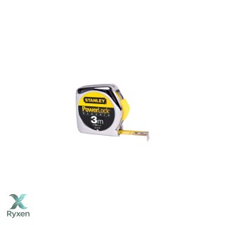 Miara 3m/12,7mm powerlock, obudowa metalowa [k] Stanley