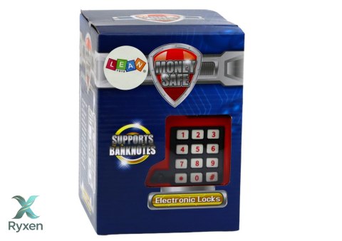 Skarbonka Sejf Elektroniczny Na Banknoty Monety Nauka Oszczędzania LEAN TOYS