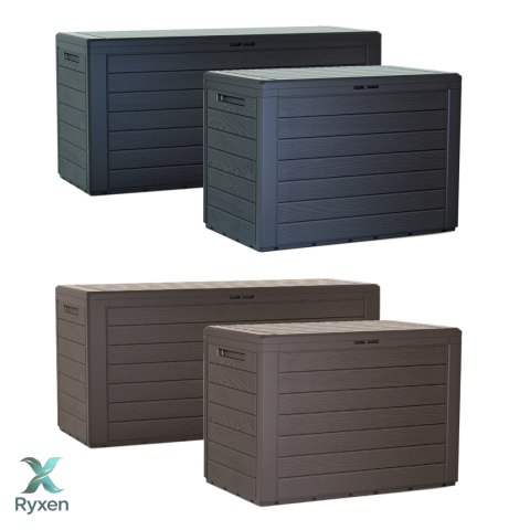 Skrzynia ogrodowa Woodebox 280L MBWL280 antracyt Prosperplast