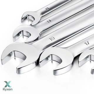 Zestaw kluczy płasko-oczkowych / combination spanner set RTO