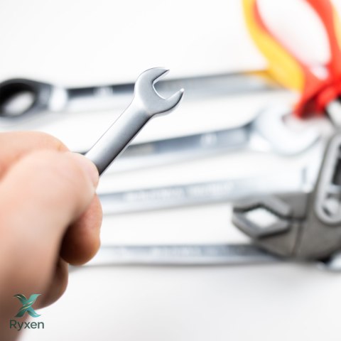 Zestaw kluczy płasko-oczkowych / combination spanner set RTO