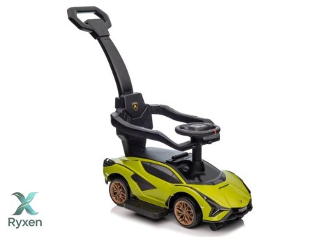 Jeździk z Pchaczem Lamborghini QLS-996T Zielony LEAN CARS