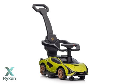Jeździk z Pchaczem Lamborghini QLS-996T Zielony LEAN CARS