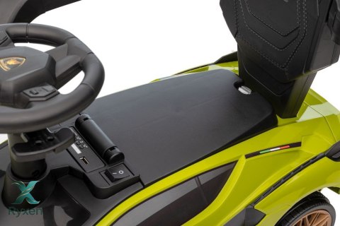 Jeździk z Pchaczem Lamborghini QLS-996T Zielony LEAN CARS