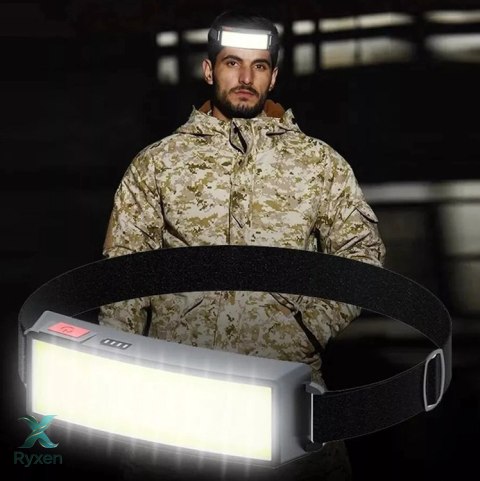 ZD84 LATARKA CZOŁOWA LED COB ATL