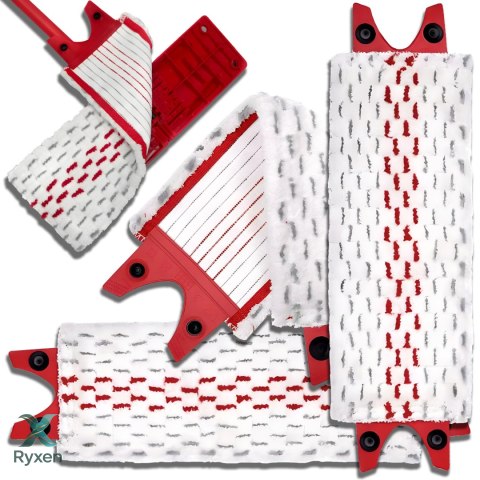 3x nakładka wkład do mopa vileda ultramax płaskiego mikrofibra końcówka RTO