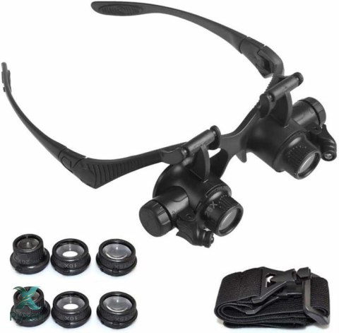 AG480B OKULARY POWIĘKSZAJĄCE LED 25X ATL