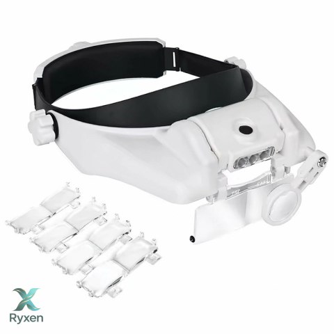 AG578B OKULARY POWIĘKSZAJĄCE LED 8X ATL